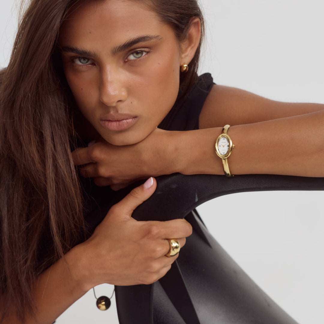 Kate Watch | White | 14K Gold