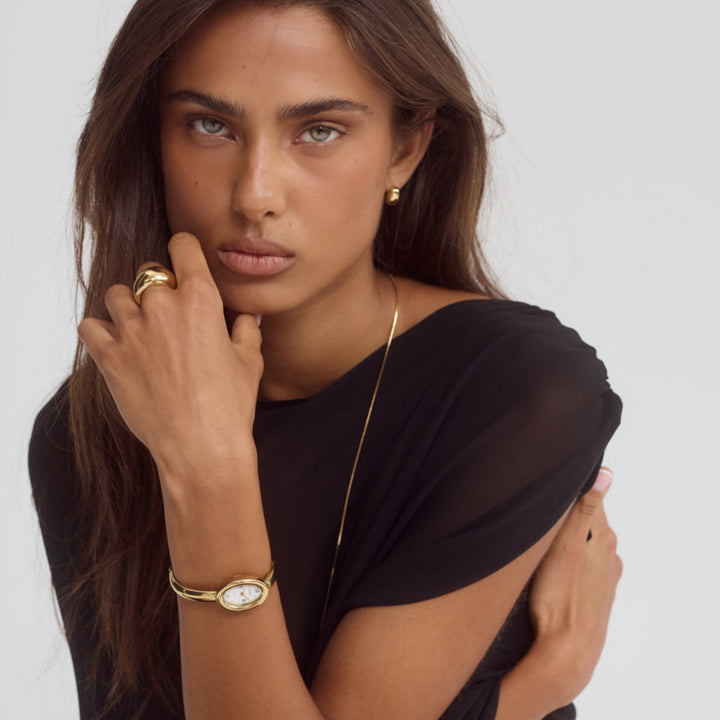 Kate Watch | White | 14K Gold