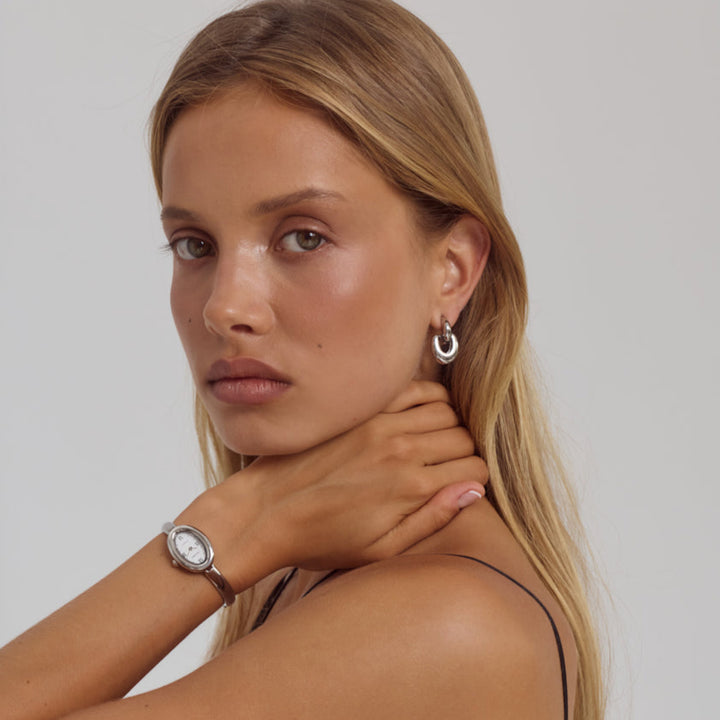 Kate Watch | White | Silver