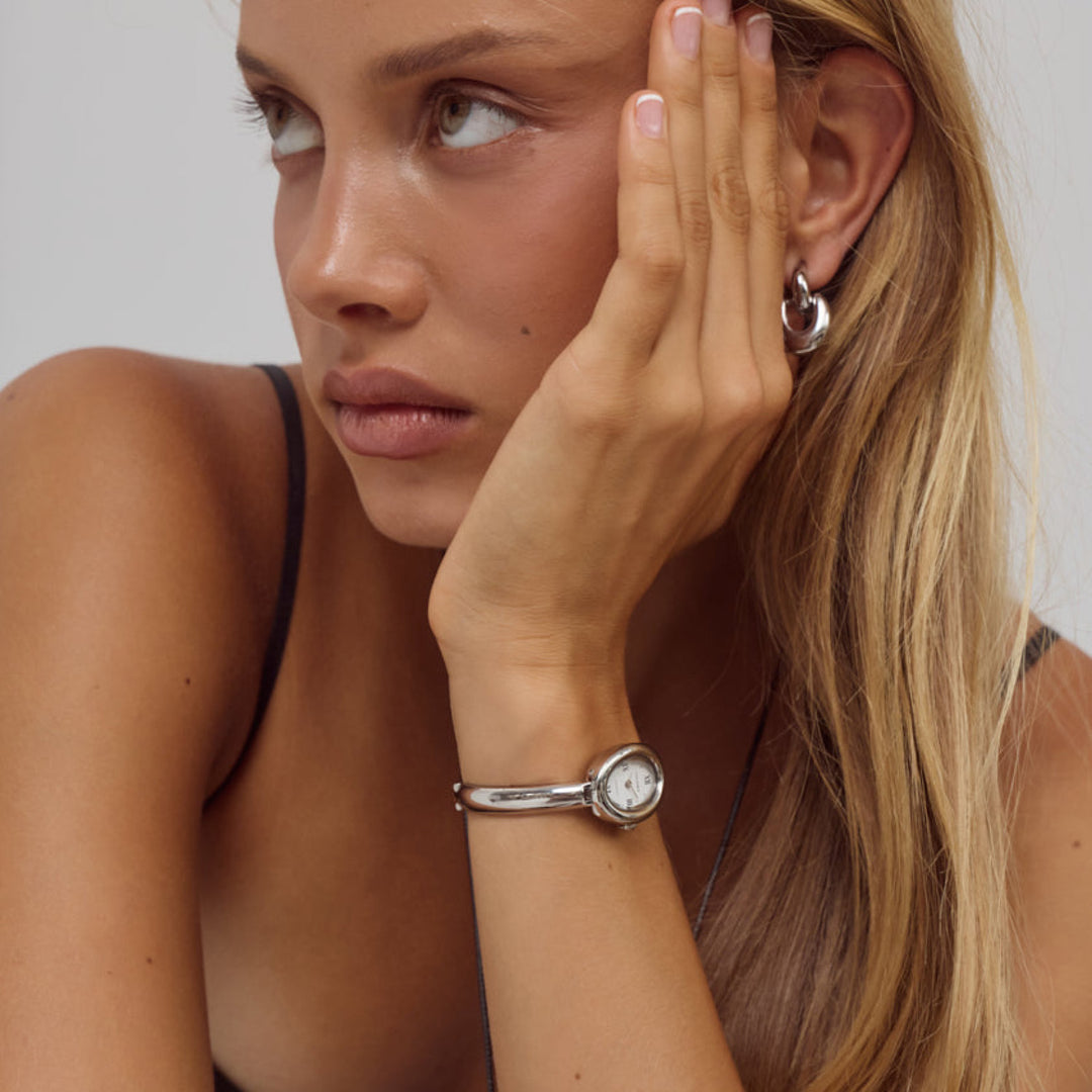 Kate Watch | White | Silver