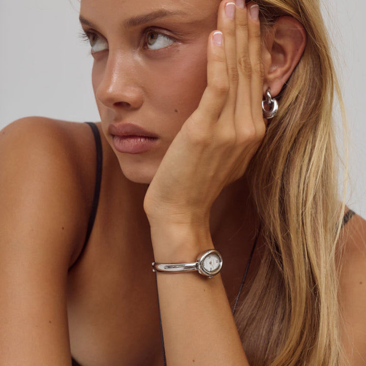 Kate Watch | White | Silver