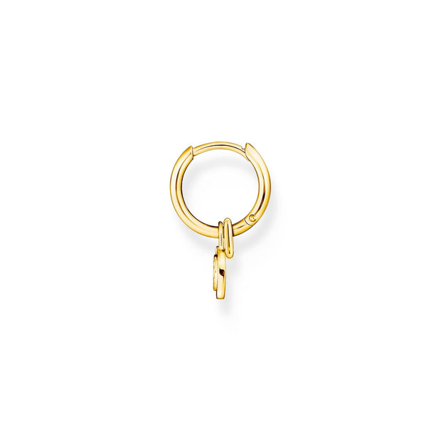 THOMAS SABO Single Hoop Earring with Eyelet for Charms