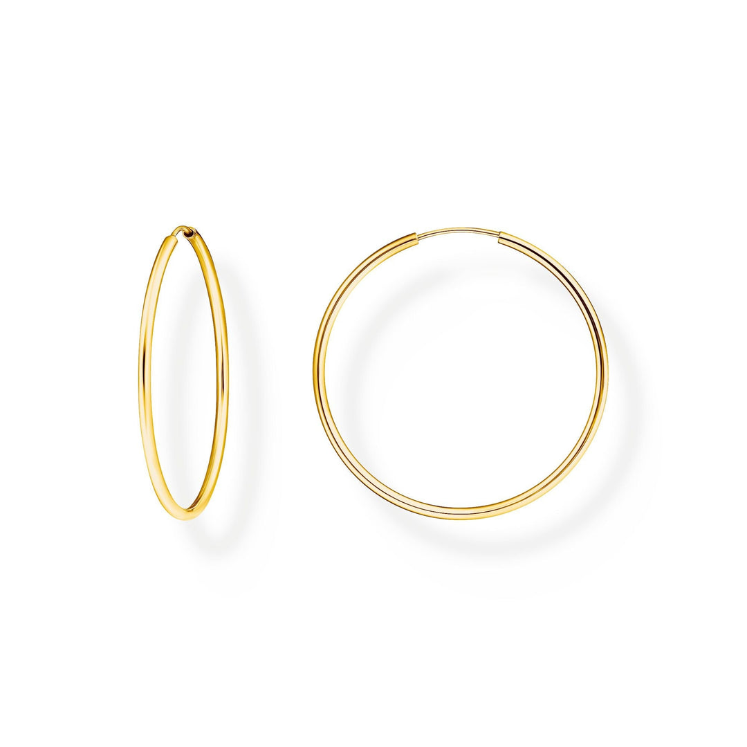 THOMAS SABO Medium hoop earrings Gold