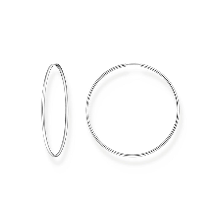THOMAS SABO Large hoop earrings silver