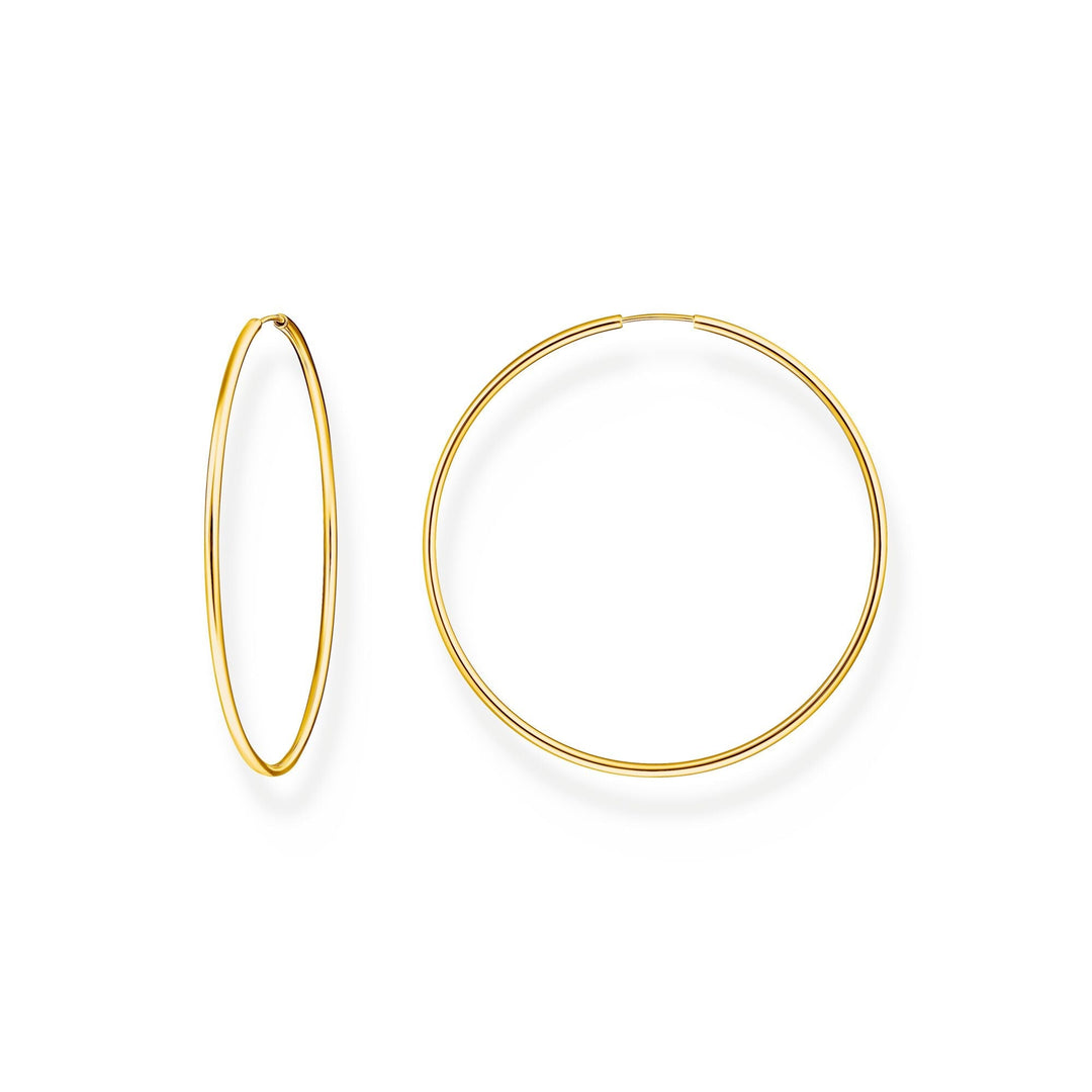 THOMAS SABO Large hoop earrings gold