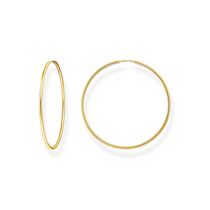 THOMAS SABO Large hoop earrings gold