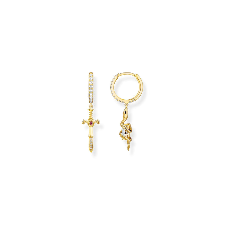 Hoop earrings with pendant Tempting Romance | The Jewellery Boutique