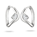 Hoop earrings with zirconia in teardrop shape | THOMAS SABO Australia
