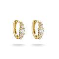Hoop earrings with zirconia | Jewellery Boutique Australia