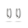 Hoop earrings with zirconia | Jewellery Boutique Australia