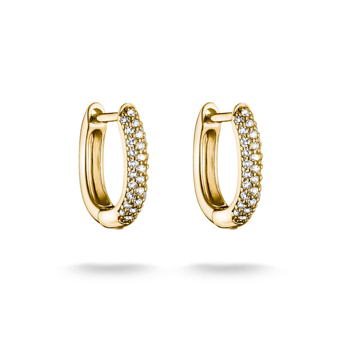 Hoop earrings with zirconia | Jewellery Boutique Australia