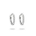Hoop earrings with zirconia | Jewellery Boutique Australia