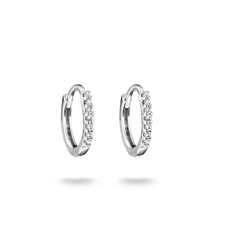 Hoop earrings with zirconia | Jewellery Boutique Australia