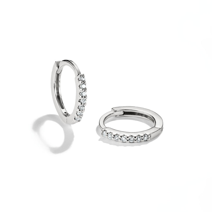 Hoop earrings with zirconia | Jewellery Boutique Australia