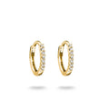 Hoop earrings with zirconia | Jewellery Boutique Australia