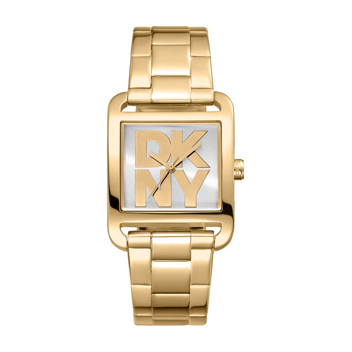 DKNY Iconic - City Maxi Gold Stainless Steel 29x37mm Watch