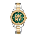 Logo -Chambers Midi Two-Tone Stainless Steel 34mm Watch