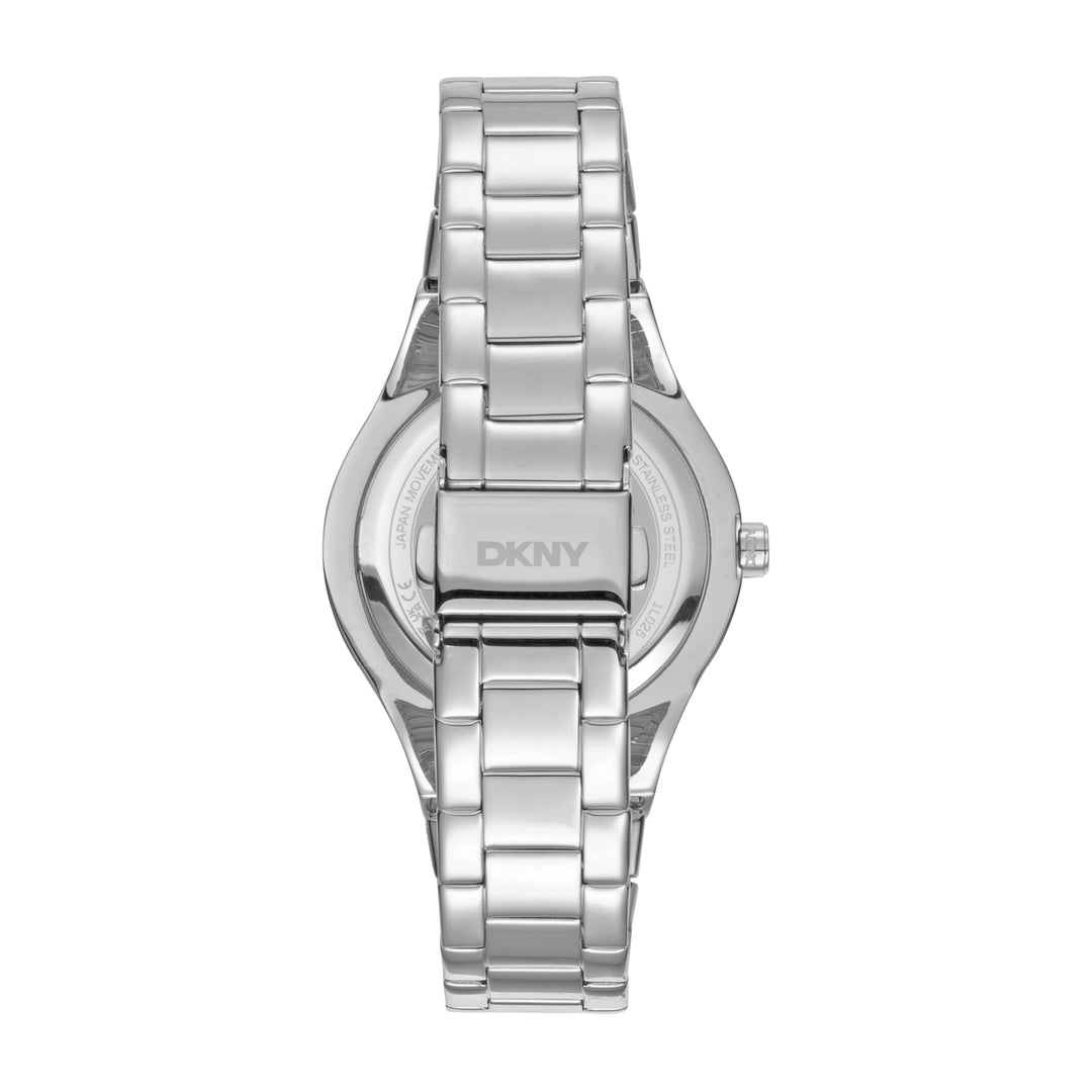 DKNY Evening -Parsons Glitz Silver Stainless Steel 38mm Watch