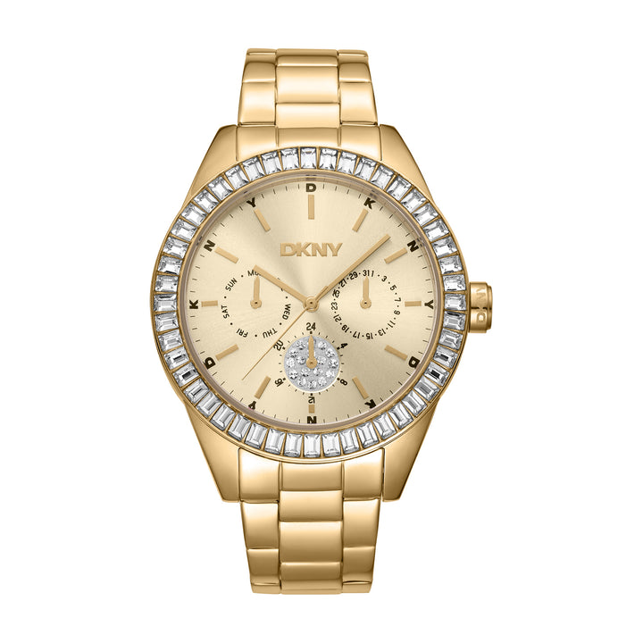 DKNY Evening -Nolita Multi Glitz Gold Stainless Steel 40mm Watch