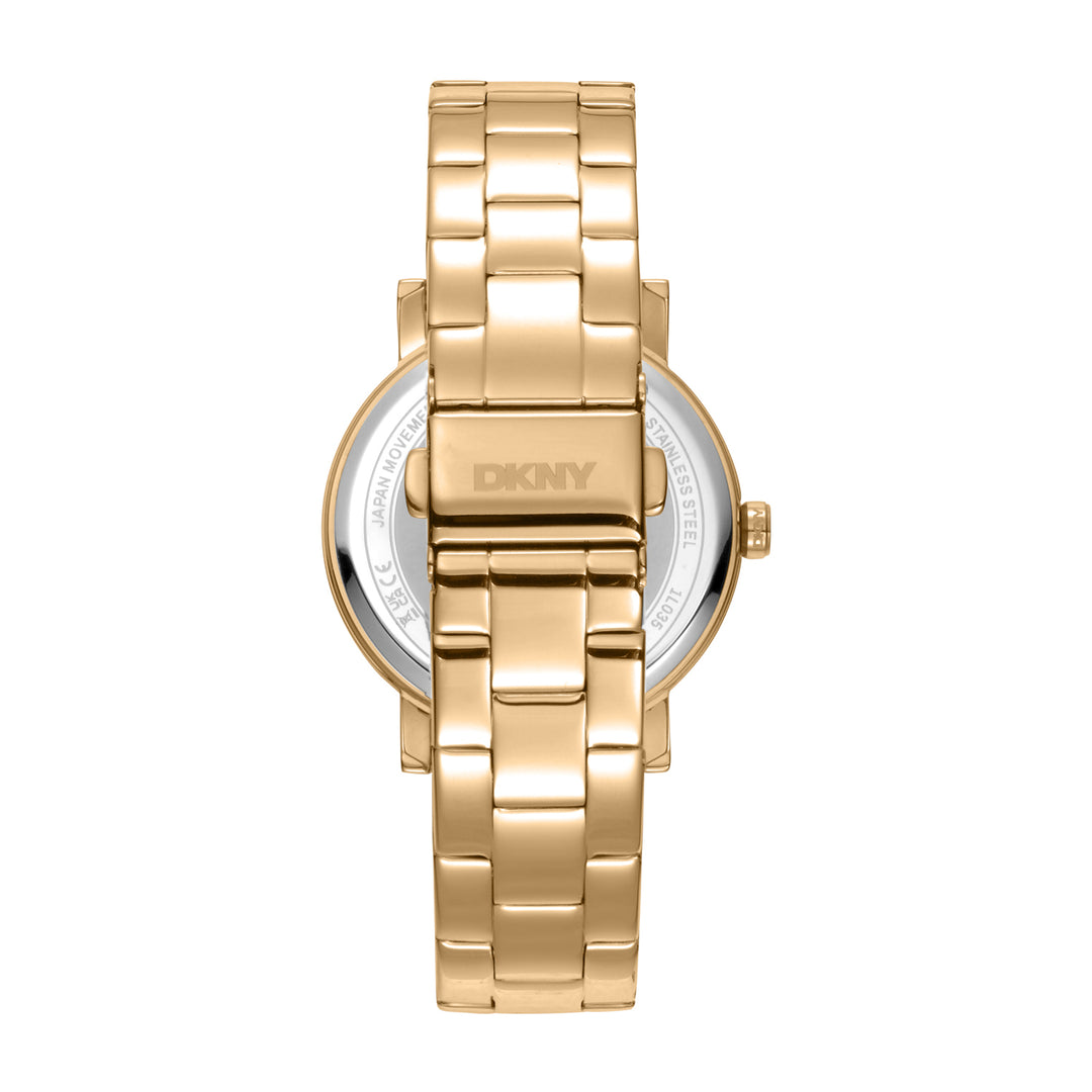 DKNY Logo -Soho Logo Gold Stainless Steel 36mm Watch
