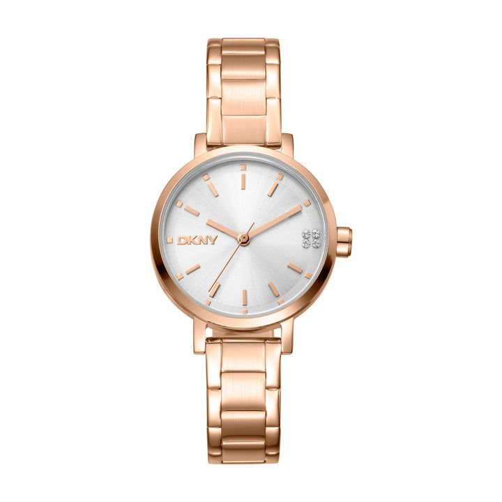 DKNY Urban -Soho Glitz Rose Gold Stainless Steel 30mm Watch