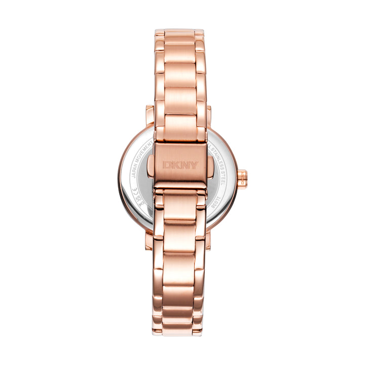 DKNY Urban -Soho Glitz Rose Gold Stainless Steel 30mm Watch