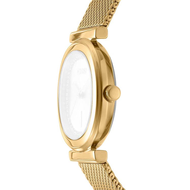 DKNY Evening Gold Stainless Steel 30mm Watch