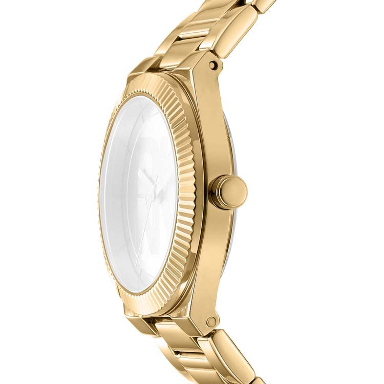 DKNY Logo Gold Stainless Steel 33mm Watch