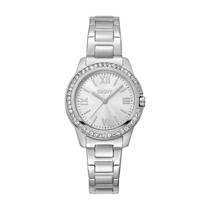 DKNY Evening Silver Stainless Steel 30mm Watch