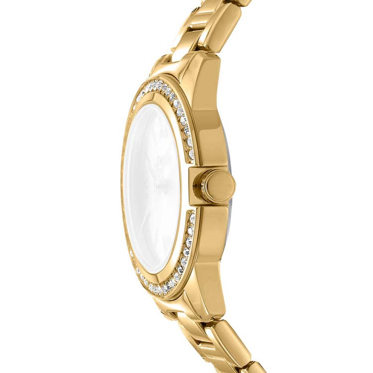DKNY Evening Gold Stainless Steel 30mm Watch