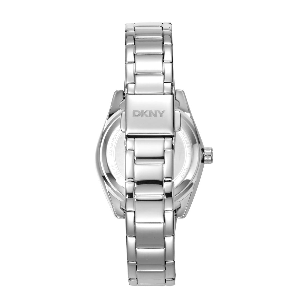 DKNY Evening Silver 30mm Pink Dial Womens Watch
