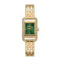 DKNY Signature Shape Gold 20x33mm Green Dial Womens Watch