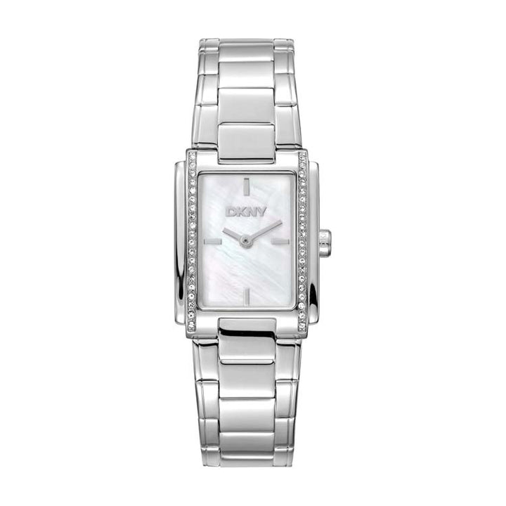 DKNY Evening Silver Stainless Steel 23x30mm Watch