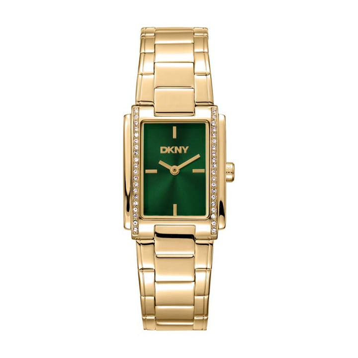 DKNY Evening Gold Stainless Steel 23x30mm Watch