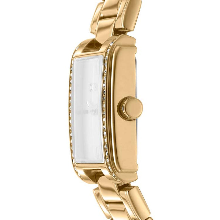 DKNY Evening Gold Stainless Steel 23x30mm Watch