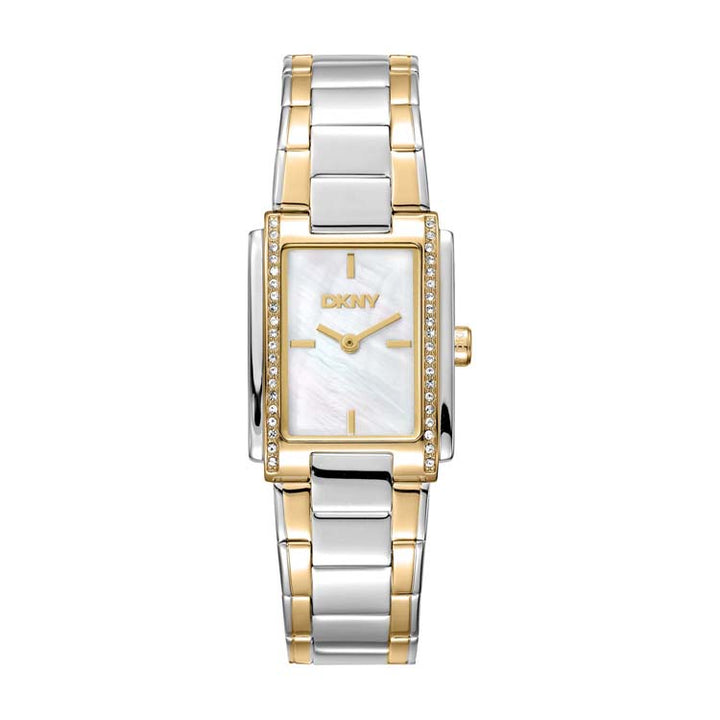 DKNY Evening Two-Tone Stainless Steel 23x30mm Watch