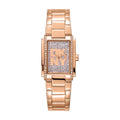 Logo Rose Gold Stainless Steel 23x30mm Watch