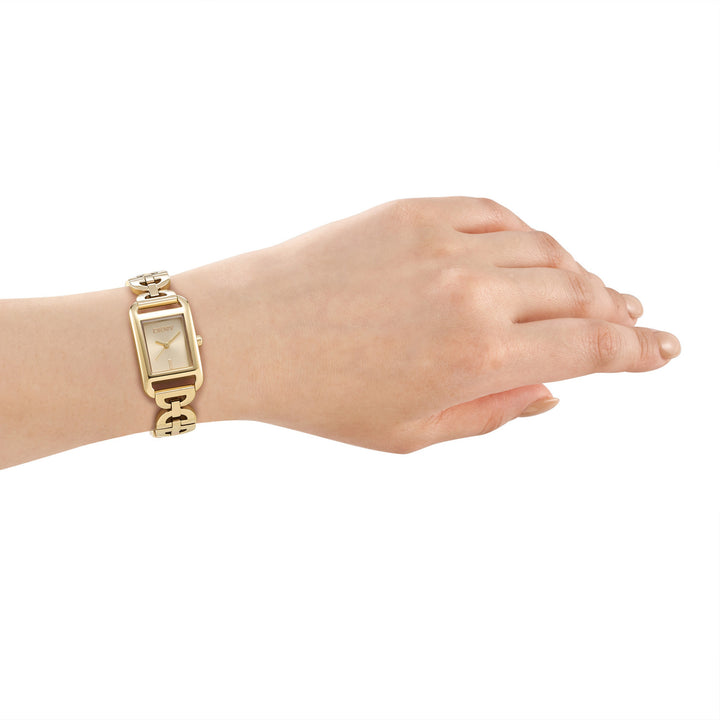 DKNY Open Link Gold 21x34mm Womens Watch