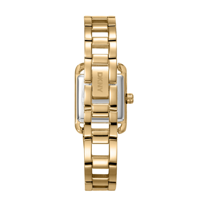 DKNY Mini Gold 21x27mm Womens Watch + Gold Bracelet