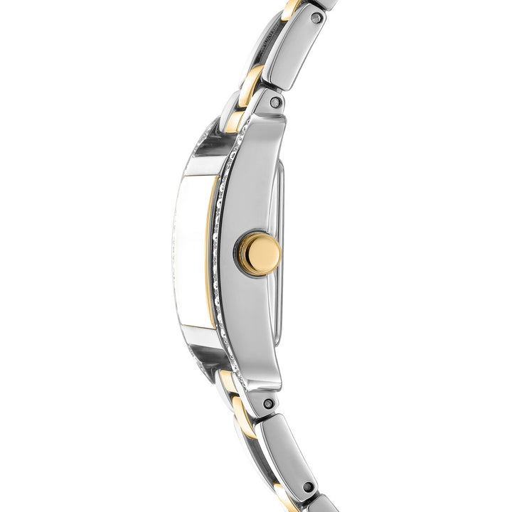 DKNY Mini Two-Tone 21x27mm Green Dial Womens Watch + Gold Bracelet