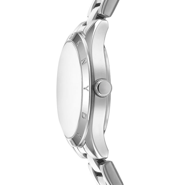 DKNY Logo Silver Stainless Steel 28mm Watch - view 3