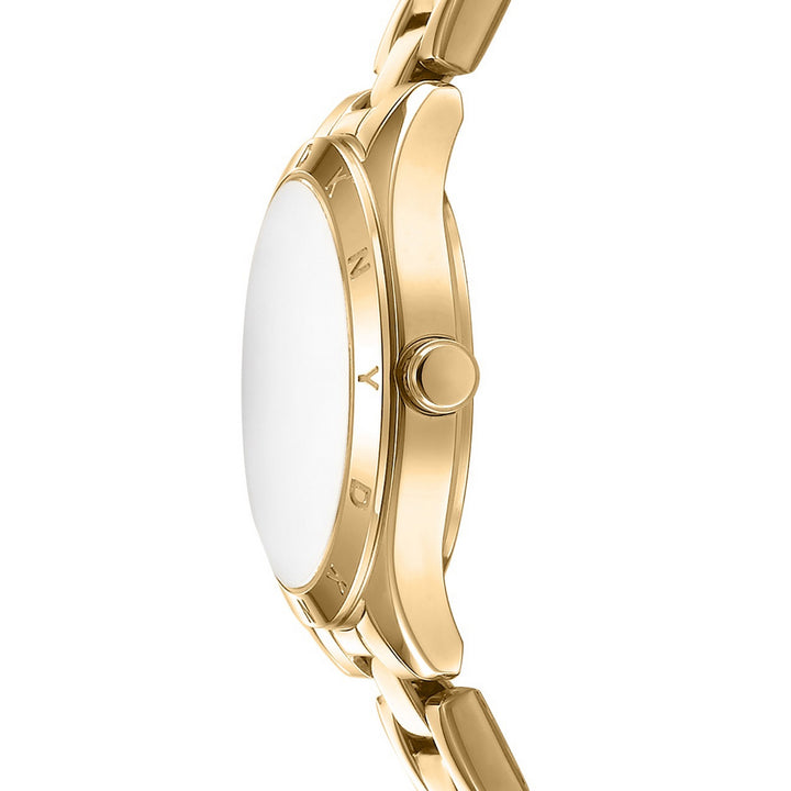 DKNY Logo Gold Stainless Steel 28mm Watch - view 3