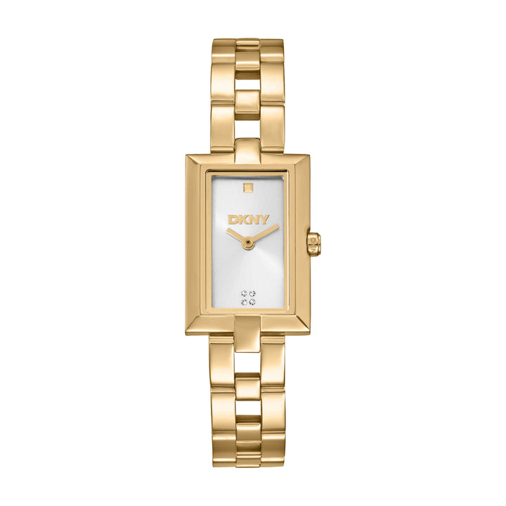 DKNY Signature Shape Gold Stainless Steel 20x30mm Watch