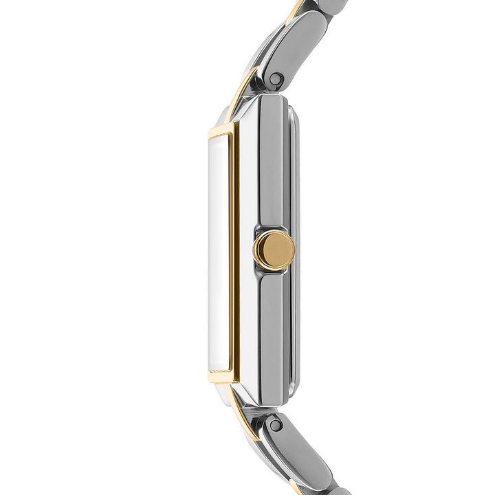 DKNY Signature Shape Two Tone Stainless Steel 20x30mm Watch - view 3