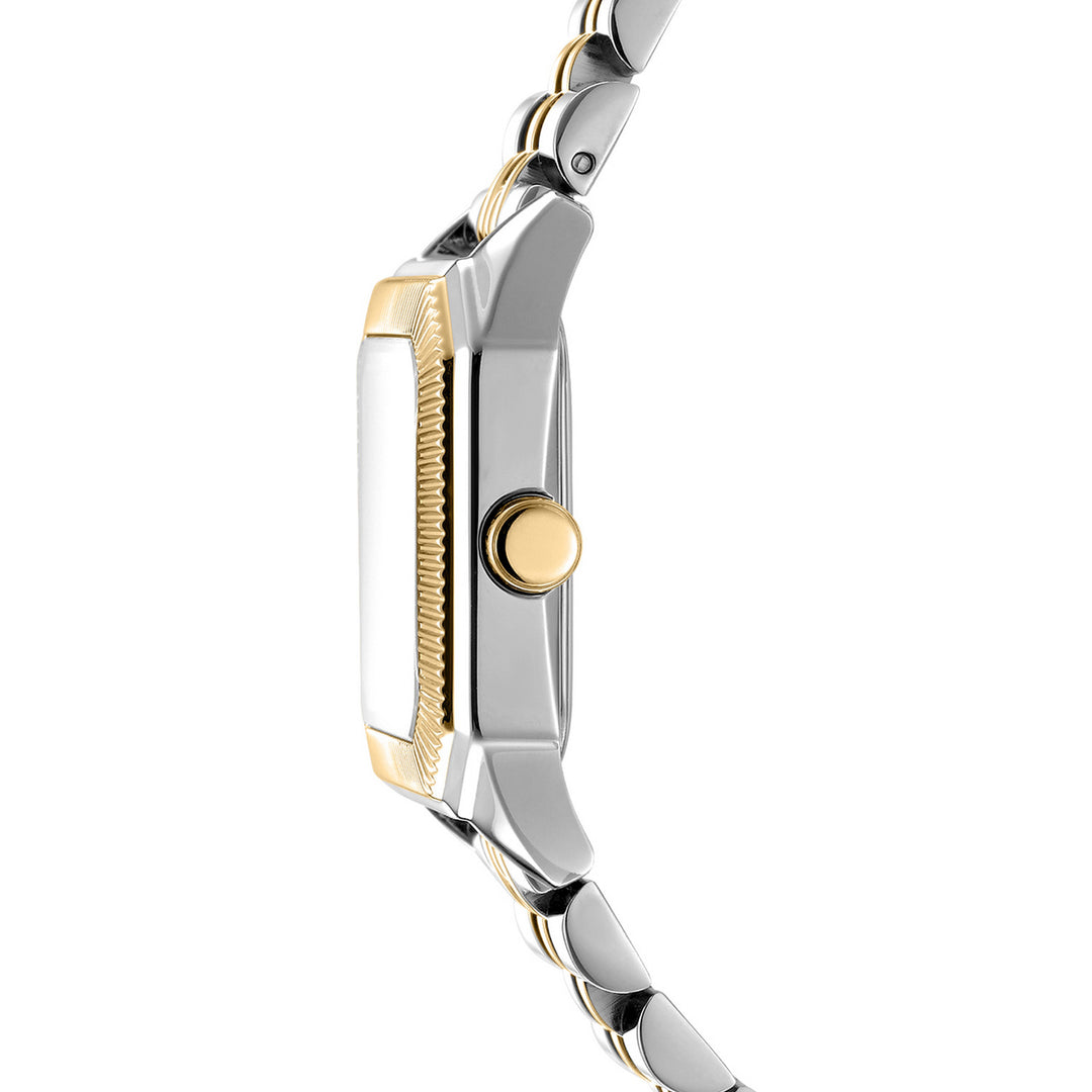 DKNY Signature Shape Two-Tone 27x34mm Green Dial Womens Watch