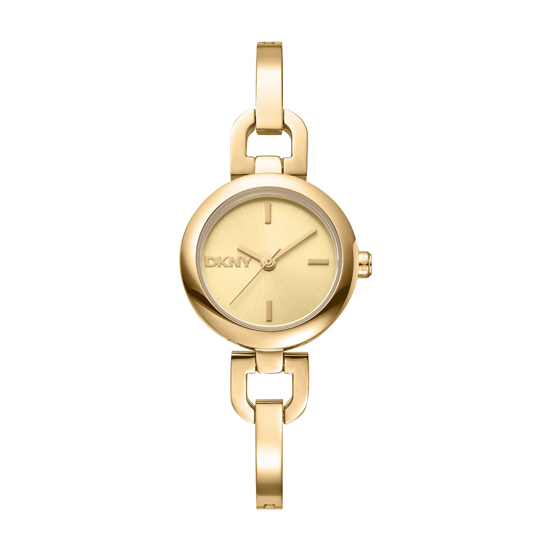 DKNY Half Bangle Gold 26mm Womens Watch