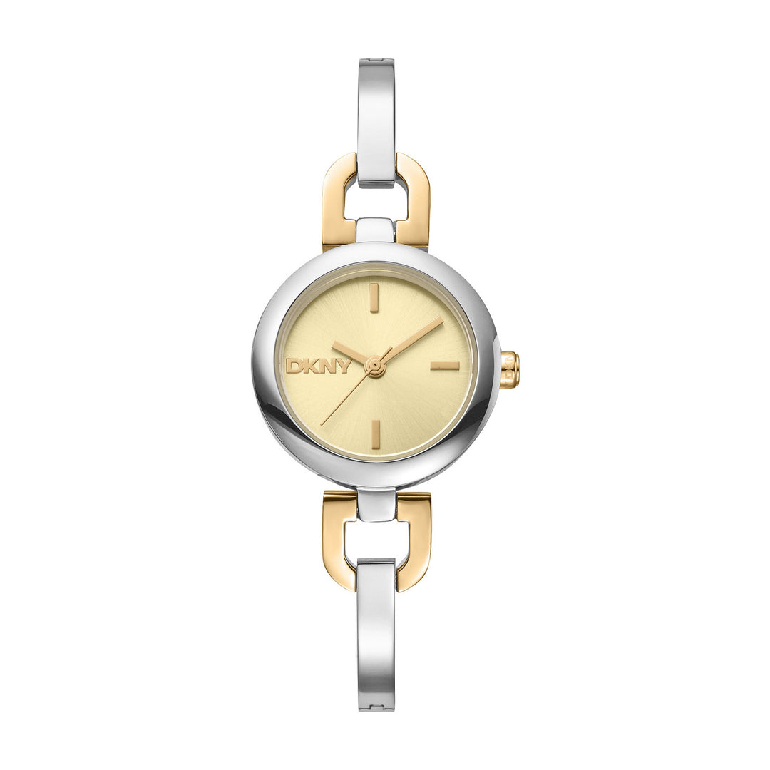 DKNY Half Bangle Two-Tone 26mm Womens Watch