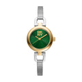 DKNY Milanese Two-Tone 26mm Green Dial Womens Watch
