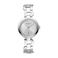 DKNY Open Link Silver 28mm Silver Dial Womens Watch