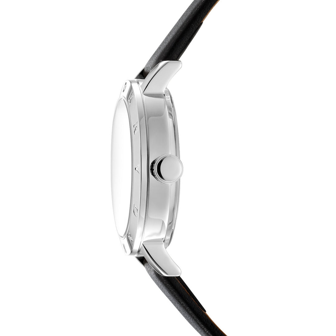 DKNY Essentials Silver 28mm Silver Dial Womens Watch + Silver Bracelet
